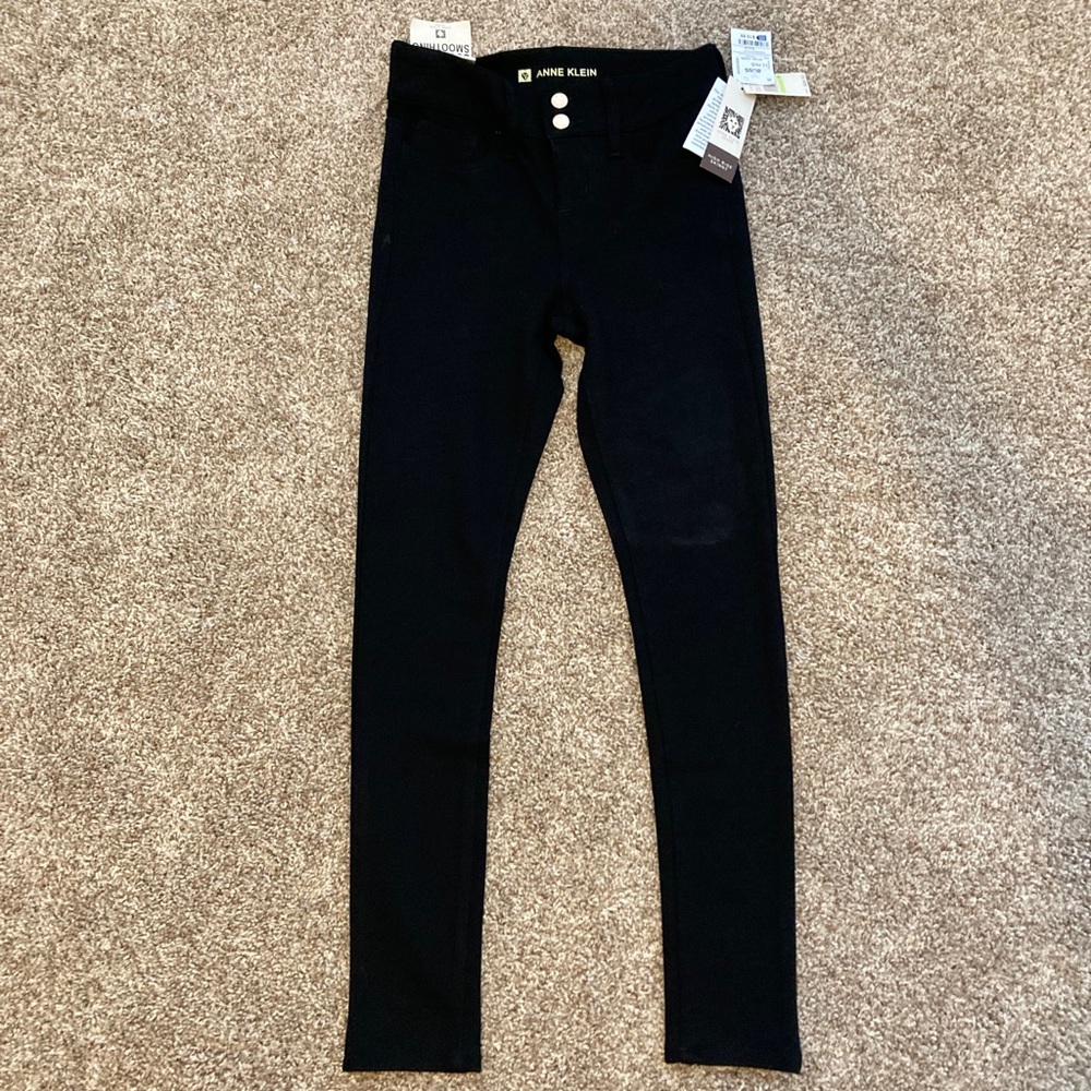 Anne Klein High Rise Black Jegging Pant